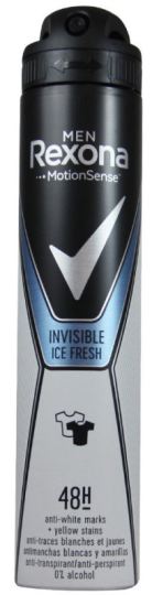 Desodorante en spray invisible ice fresh men 200 ml Desodorante en spray invisible ice fresh men 200 ml