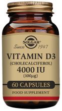 Vitamina D3 UI 100 mcg Cápsulas Vegetales Vitamina D3 UI 100 mcg Cápsulas Vegetales