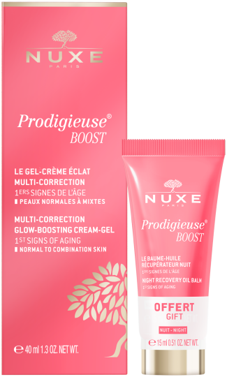 Prodigieuse® Boost Gel-Crema 40 ml + Bálsamo Renovador Noche 15 ml Prodigieuse® Boost Gel-Crema 40 ml + Bálsamo Renovador Noche 15 ml